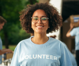 young woman smiling